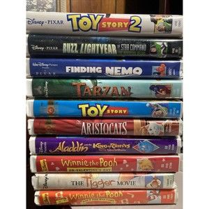 Walt Disney VHS Clamshell Misc Lot 10
